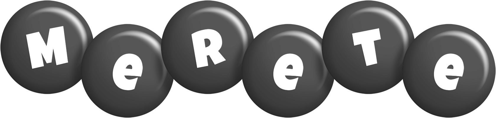 Merete candy-black logo
