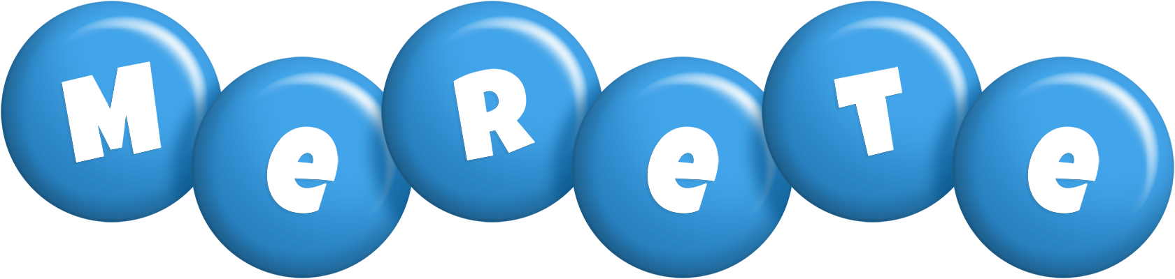 Merete candy-blue logo