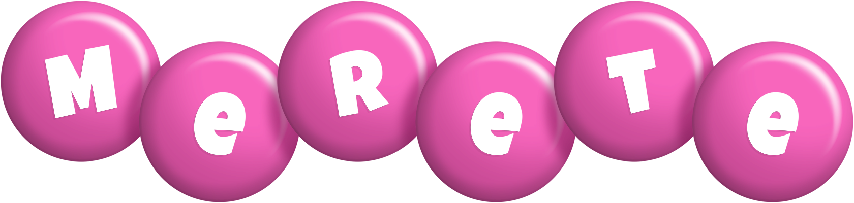 Merete candy-pink logo