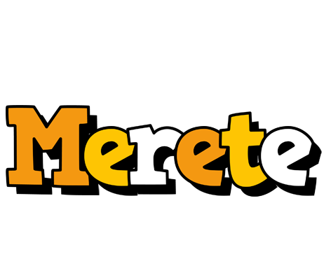 Merete cartoon logo
