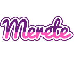 Merete cheerful logo