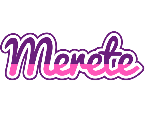 Merete cheerful logo