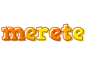 Merete desert logo