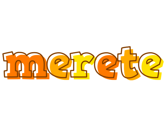 Merete desert logo