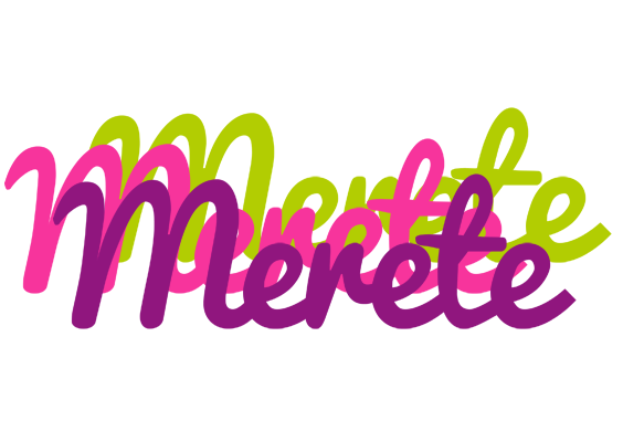 Merete flowers logo