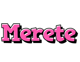 Merete girlish logo