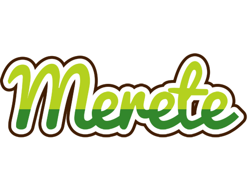 Merete golfing logo