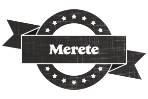 Merete grunge logo
