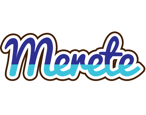 Merete raining logo