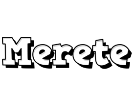 Merete snowing logo