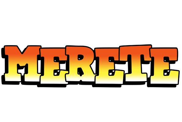 Merete sunset logo