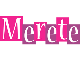 Merete whine logo