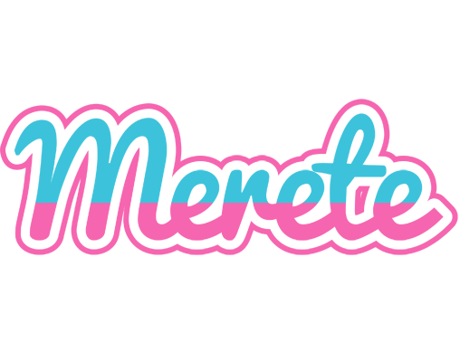 Merete woman logo