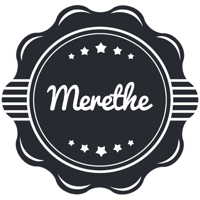 Merethe badge logo