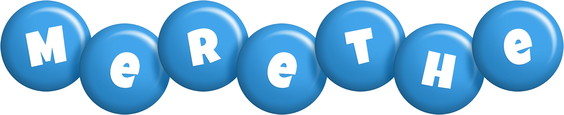 Merethe candy-blue logo
