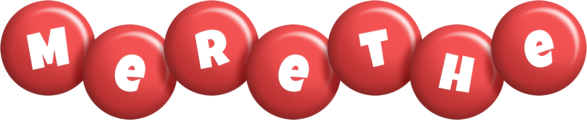 Merethe candy-red logo