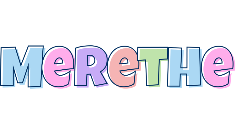 Merethe pastel logo