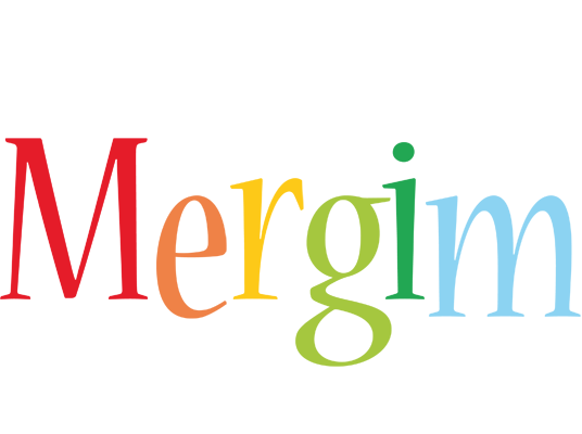 Mergim birthday logo