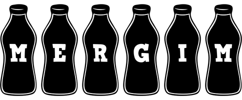 Mergim bottle logo