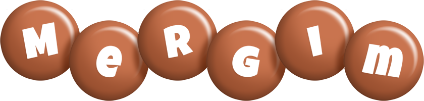 Mergim candy-brown logo
