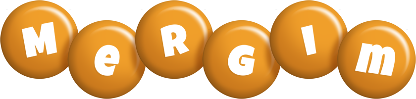 Mergim candy-orange logo