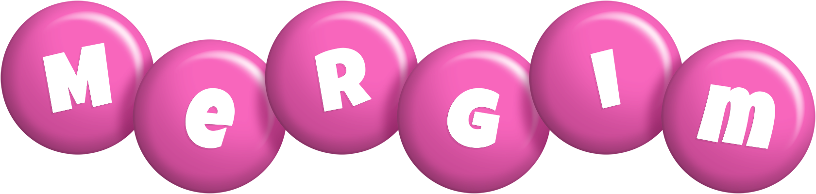 Mergim candy-pink logo