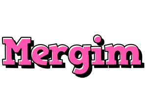 Mergim girlish logo