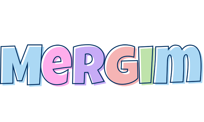 Mergim pastel logo