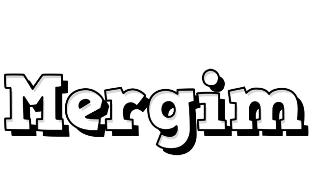 Mergim snowing logo