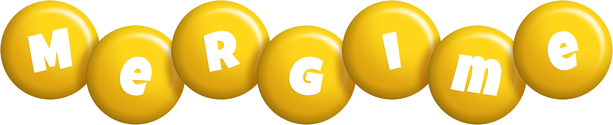 Mergime candy-yellow logo