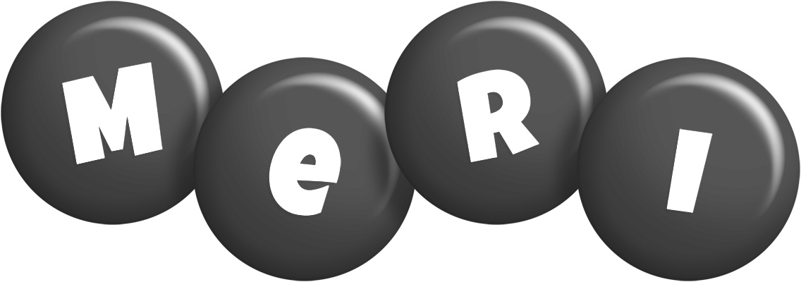 Meri candy-black logo