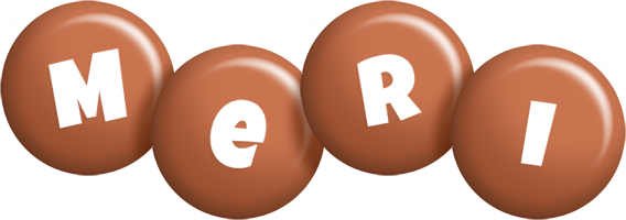 Meri candy-brown logo