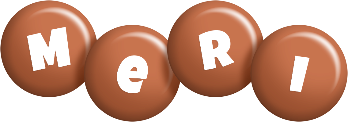 Meri candy-brown logo