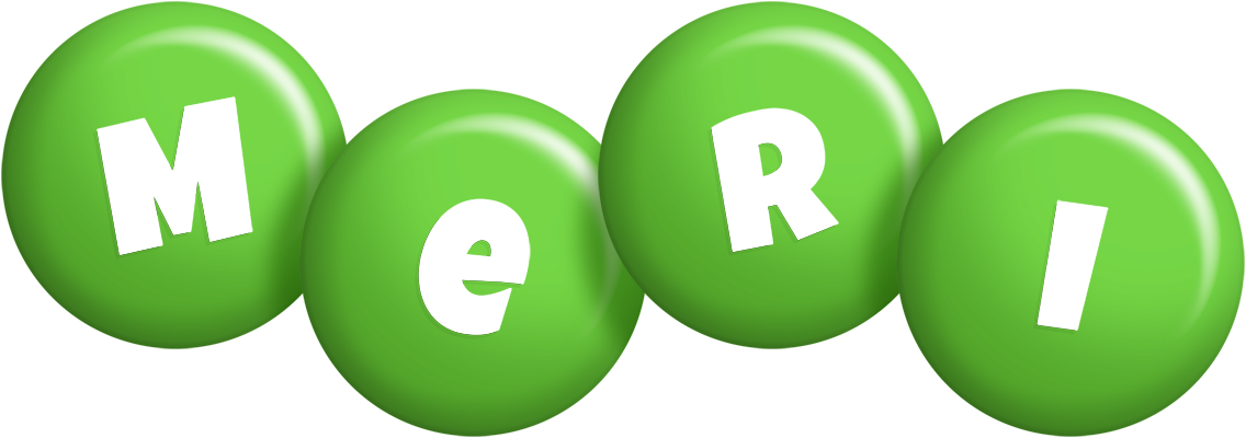 Meri candy-green logo