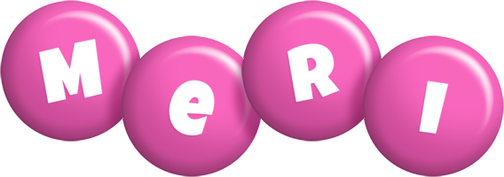 Meri candy-pink logo