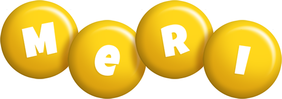 Meri candy-yellow logo