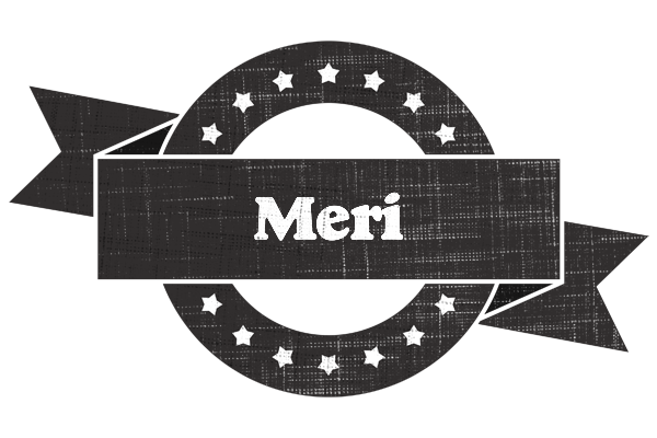 Meri grunge logo