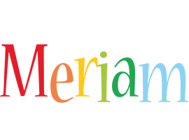 Meriam birthday logo