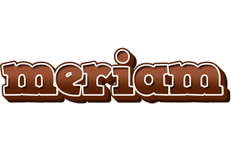 Meriam brownie logo