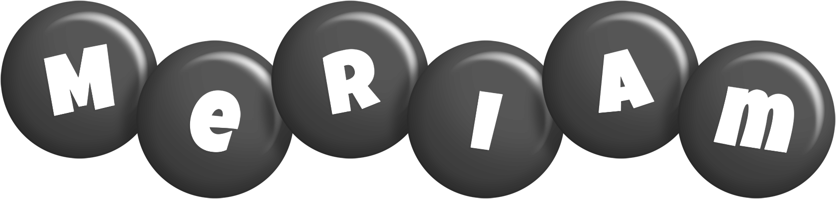 Meriam candy-black logo