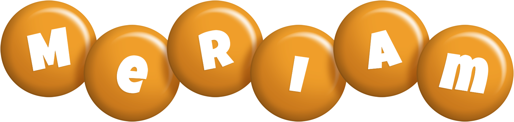 Meriam candy-orange logo