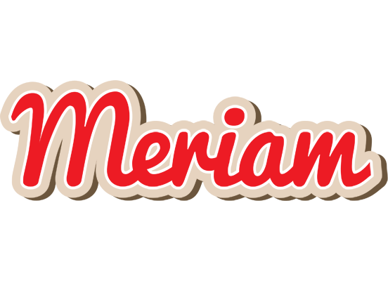 Meriam chocolate logo