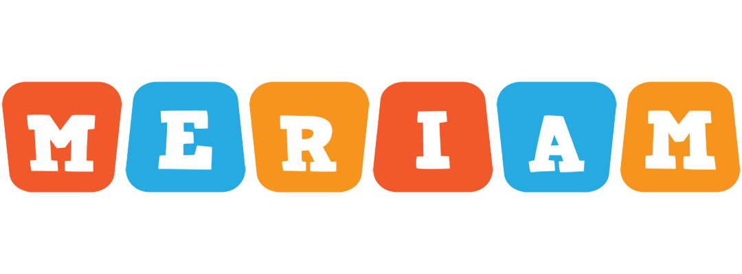 Meriam comics logo