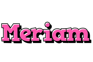 Meriam girlish logo