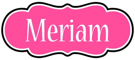 Meriam invitation logo