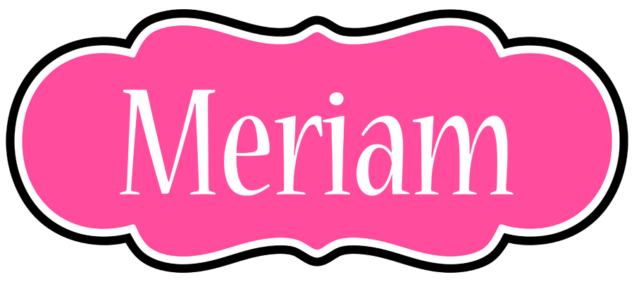 Meriam invitation logo