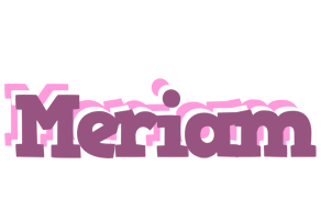 Meriam relaxing logo