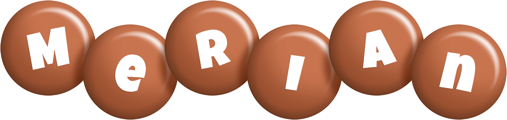 Merian candy-brown logo
