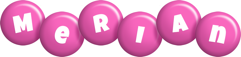 Merian candy-pink logo