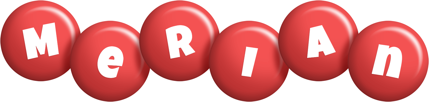 Merian candy-red logo